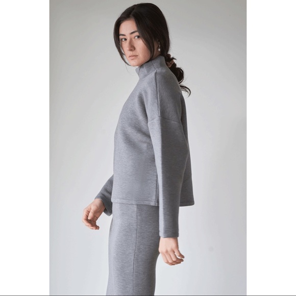 LEZE The Label Grey Maya Turtleneck Xs - Picture 2 of 6